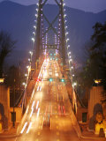 Lion's Gate Bridge Early Evening, Stanley Park, Vancouver, Canada