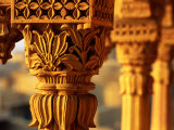 Buy Detail of Carved Sandstone Pillars on Patwon Ki Haveli, Jaisalmer, India at AllPosters.com