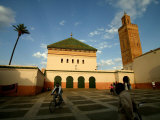 Courtyard of Sidi Bel Abbes Mosque, Marrakesh, Morocco