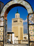 Minaret, Mosque of Sidi Ben Arous, Tunis, Tunisia