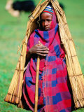 Young Cowherd in Traditional Reed 