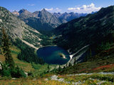 Lake Ann Overlooked by Mt. Shuksan, North Cascades National Park, USA