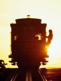 Buy Silhouetted Cable Car, California Street, San Francisco, United States of America at AllPosters.com