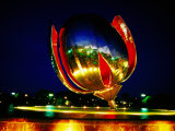 Floralis Generica Sculpture in Un Plaza, Recoleta, Buenos Aires, Argentina