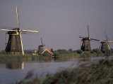 Buy Kinderdijk Windmills, Netherlands at AllPosters.com