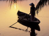 Evening View of Mekong River, Mekong Delta, Vietnam