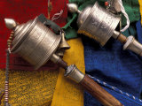 Buy Prayer Wheels and Flags, Lhasa, Tibet at AllPosters.com