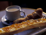 Buy Cafe au Lait, Croissant and Tartine, Paris, France at AllPosters.com