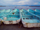 Buy Turquoise Fishing Boats in Fishing Village, North of Puerto Vallarta, Colonial Heartland, Mexico at AllPosters.com