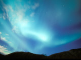Buy Green Aurora Borealis Around Mt. Snowden, Brooks Range, Alaska, USA at AllPosters.com