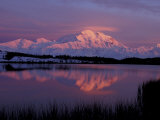 Mt. McKinley Reflected in Pond, Denali National Park, Alaska, USA