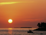 Sunset at Mallory Pier, Key West, Florida, USA