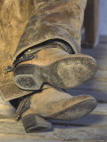 Cowboy Boots on Sleeping Cowboy, Montana, USA