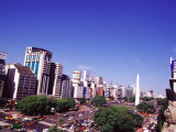 Buy Avenida 9 de Julio and Obelisco, Buenos Aires, Argentina at AllPosters.com