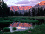 Buy Ostler Peak at Sunset, Stillwater Fork of Bear River Drainage, High Uintas Wilderness, Utah, USA at AllPosters.com