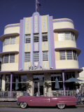 Buy Classic Cadillac at The Marlin, South Beach, Miami, Florida, USA at AllPosters.com