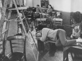Buy Actress Julie Andrews, Rehearsing for TV Show "Broadway of Lerner and Loewe" at AllPosters.com