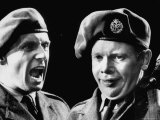 Ronald Lacey and Alan Dobie in Scene from "Chips with Every Thing"