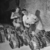 Women workers Betty Wainwright and Opal Burchette, Prep for Invasion of Nazi in Europe During WWII