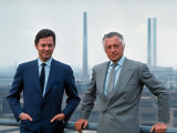Buy President of Fiat Gianni Agnelli Standing with Brother, Umberto Agnelli at AllPosters.com