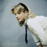 Buy Actress Hayley Mills, Wearing Middy Blouse, During Production of the Movie "Pollyanna" at AllPosters.com