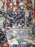 Motorcade for US President Kennedy and Mexican President Adolfo Lopez
