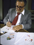 Buy In Rome's Cinecitta Movie Center, Federico Fellini Draws for the Motion Picture "The Clowns" at AllPosters.com