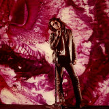 Buy Rock Star Jim Morrison of the Doors Standing Alone in Front of a Purple Psychedelic Backdrop at AllPosters.com