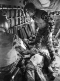 Helicopter Crew Chief James C. Farley with Wounded Pilot Lt. James Magel Lays Dying at His Feet