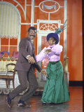 Actors Jack Crowder and Pearl Bailey in Broadway Production of "Hello, Dolly!"