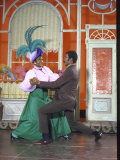 Actors Pearl Bailey and Jack Crowder in Broadway Production of "Hello, Dolly!"