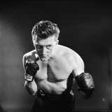 Actor Kirk Douglas in a Boxing Pose