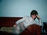 Singer Olivia Newton John, Reclining at Home