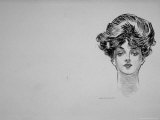 Buy Portrait of "Gibson Girl," from Drawings Including Weaker Sex: the Story of a Susceptible Bachelor at AllPosters.com