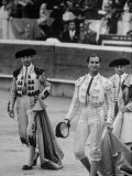 Spanish Matador Luis Miguel Dominguin During the Paseo of the Matadors at Beginning of Bullfight