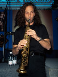Musician Kenny G. Playing His Saxophone
