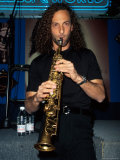 Musician Kenny G. Playing Saxophone