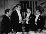 Buy Actor Victor Mclaglen Presenting the Best Actor Oscar to Paul Muni at AllPosters.com