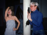 Actress Pia Zadora Posing for Pop Artist Andy Warhol