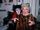 Buy Comedienne Phyllis Diller and Actor Timothy Scott Backstage at His Broadway Musical "Cats" at AllPosters.com