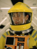 Actor Gary Lockwood in Space Suit in Scene from Motion Picture "2001: A Space Odyssey"