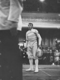 Russian Fencer Lev Kouznetsov Competing at the Olympics