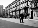 Poet Langston Hughes Standing in Street in Harlem