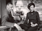 Buy Italy Fiat President Giovanni Agnelli with His Wife at Home Near Turin at AllPosters.com