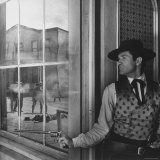Buy Actor Hugh O'Brian in Scene from a TV Show "Wyatt Earp" at AllPosters.com
