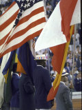 Opening of the 17th Olympic Games. American Team is Led by Rafer Johnson