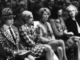 Barbra Streisand, Marlene Dietrich, Elsa Martinelli, Wearing Chanel Suits at Chanel Fashion Show