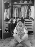 Buy Fashion Designer Princess Irene Medici at Her Home Wearing Outfit by Fellow Designer at AllPosters.com