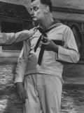 Buy Actor Art Carney Playing in Conrad's Story 'Victory' on His TV Show at AllPosters.com