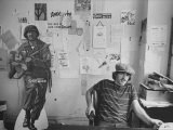 Editor of Chicago Underground Newspaper John Walrus Sitting in Office